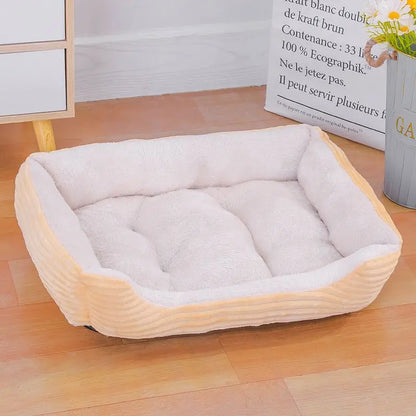 Hot Sale Teddy Cartoon Pet Soft Dog Bed House Winter Warming Large Dog House Warm Cat Nest Pet Bed Dog Mattress Pet Supplies