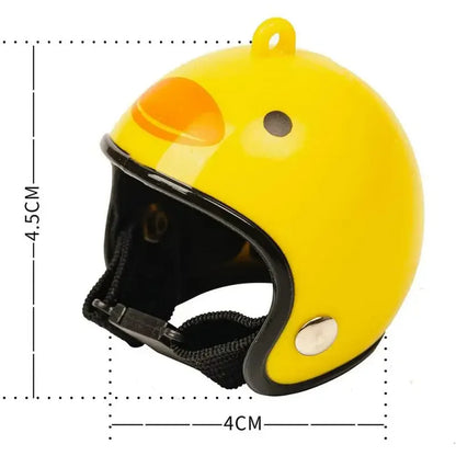 Funny Chicken Helmet Small Bird Duck Quail Hard Hat Headgear Prevent The Chicken From Smash Protect For Hens Head Pet Supplies