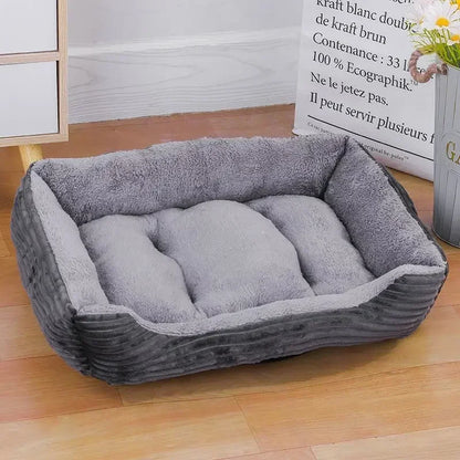 Hot Sale Teddy Cartoon Pet Soft Dog Bed House Winter Warming Large Dog House Warm Cat Nest Pet Bed Dog Mattress Pet Supplies