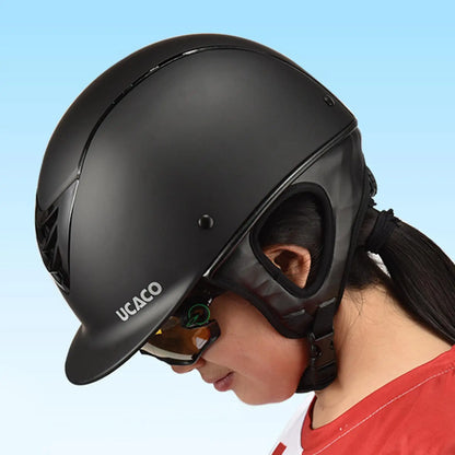 Safety Kids Horse Riding Caps Adjustable Equestrian Helmet Good Air Permeability Horse Riding Helmet Protective Gear